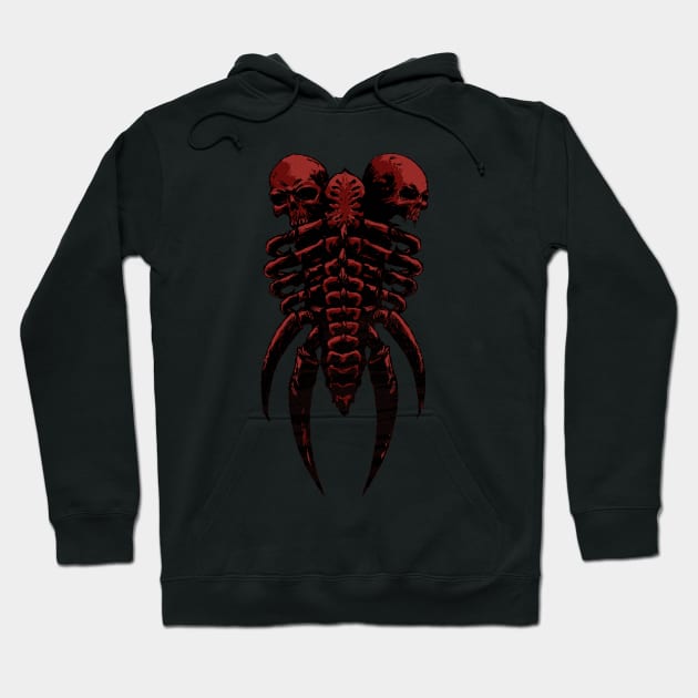 Blood Necromancer Shield Hoodie by Poogz